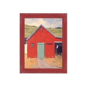 table-top-scarlet-slat-red-color-portrait